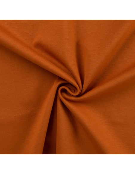 Tissu, Jersey Milano Uni (Ponte de Roma), Terracotta Clair, Laize 150 cm, Viscose Polyamide Stretch Oeko-Tex