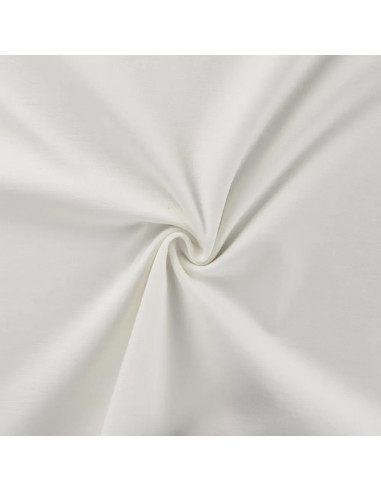 Tissu, Jersey Milano Uni, Écru, Laize 150 cm, Viscose Stretch Oeko-Tex