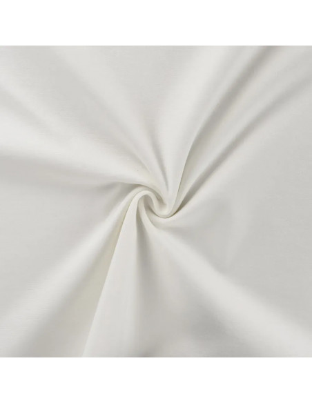 Tissu, Jersey Milano Uni, Écru, Laize 150 cm, Viscose Stretch Oeko-Tex