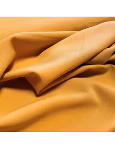 Tissu, Crêpe Léger Uni, Jaune Moutarde, Laize 147 cm, 100% Polyester 2
