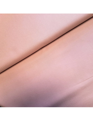 Tissu, Canvas Uni, Vieux Rose, Laize 140 cm, 100% Coton 322g/m²