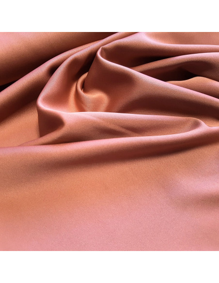 Tissu, Microfibre Micro Satin, Bois de Rose, Laize 150 cm, 100% Polyester