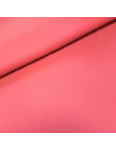 Tissu, Crêpe Mousseline Uni, Saumon, Laize 147 cm, 100% Polyester 139.7g/ml
