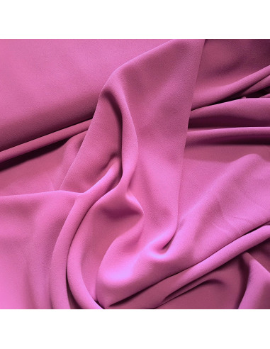Tissu, Crêpe Mousseline Uni, Mauve, Laize 147 cm, 100% Polyester 95g/m²