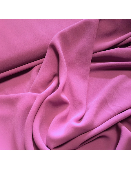 Tissu, Crêpe Mousseline Uni, Mauve, Laize 147 cm, 100% Polyester 95g/m²