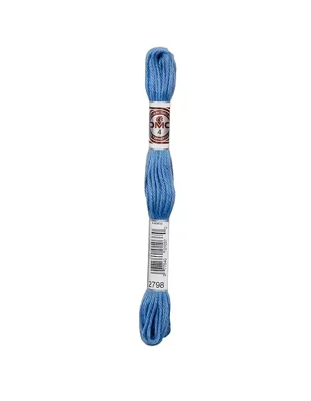 Fil à broder, Retors Mat DMC Art 89, 10 m, Bleu horizon (2798)