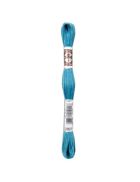 Fil à broder, Retors Mat DMC Art 89, 10 m, Marée turquoise (2807)