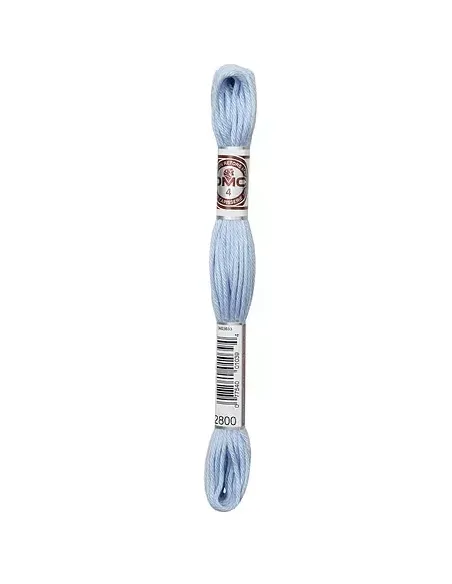 Fil à broder, Retors Mat DMC Art 89, 10 m, Bleu doux (2800)