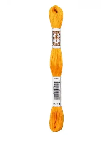 Fil à broder, Retors Mat DMC Art 89, 10 m, Mandarine (2741)