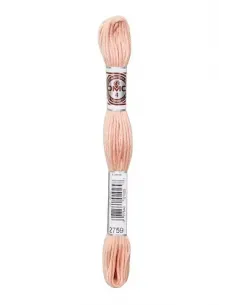 Fil à broder, Retors Mat DMC Art 89, 10 m, Beige rosé (2759)