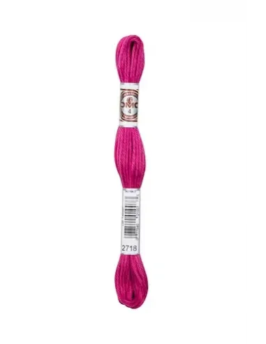 Fil à broder, Retors Mat DMC Art 89, 10 m, Rose Bengale (2718)