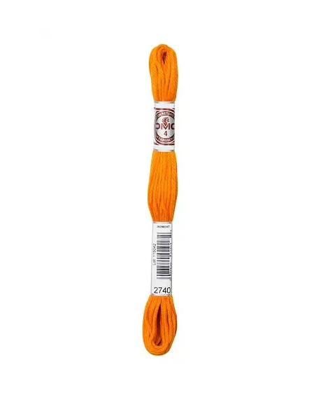 Fil Retors mat,  Orange, 2740