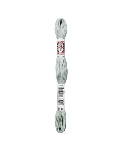Fil à broder, Retors Mat DMC Art 89, 10 m, Gris rocher (2648)