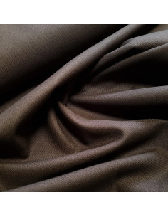 Tissu, Canvas Uni, Marron, Laize 140 cm, 100% Coton 322g/m² 2