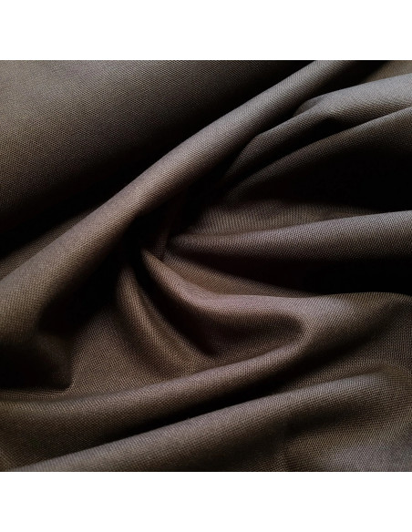 Tissu, Canvas Uni, Marron, Laize 140 cm, 100% Coton 322g/m²