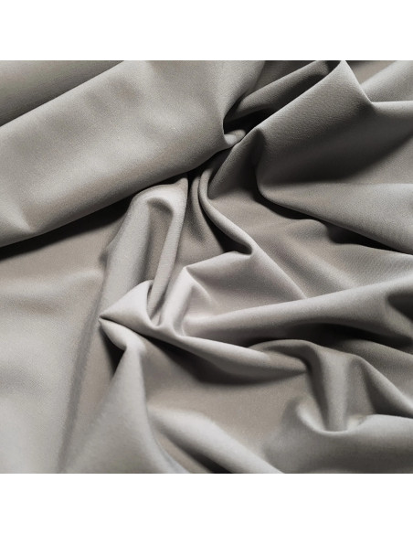 Tissu, Viscose Unie Stretch, Gris, Laize 140 cm, 97% Viscose 3% Elasthanne