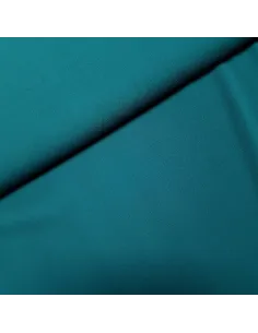 Tissu, Crêpe Léger Uni, Bleu Pétrole, Laize 147 cm, 100% Polyester