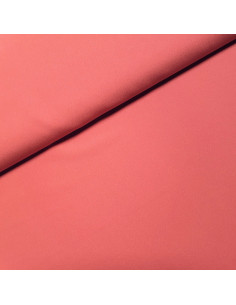 Crêpe léger uni, saumon