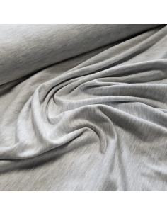 Jersey de coton uni, gris clair chiné 2