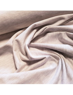 Jersey de coton uni, beige chiné 2