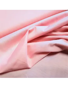 Tissu, Voile de Coton Uni, Rose, Laize 140 cm, 100% Coton 98g/m² 2