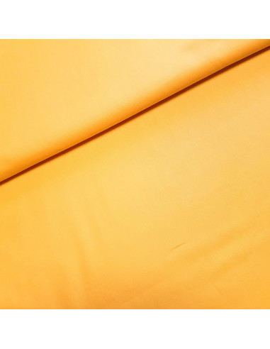 Tissu, Popeline de Coton Unie, Jaune Vif, Laize 150 cm, 100% Coton 130g/m²
