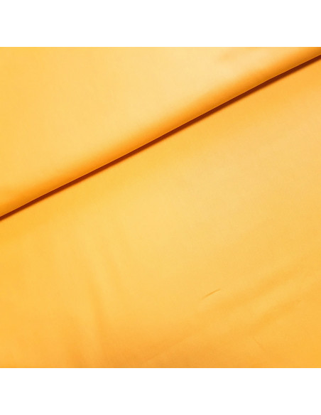 Tissu, Popeline de Coton Unie, Jaune Vif, Laize 150 cm, 100% Coton 130g/m²