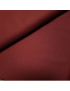 Tissu, Canvas Uni, Bordeaux, Laize 140 cm, 100% Coton 322g/m²