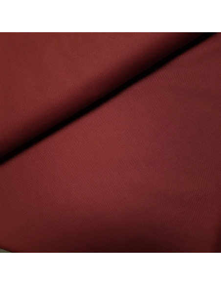 Tissu, Canvas Uni, Bordeaux, Laize 140 cm, 100% Coton 322g/m²