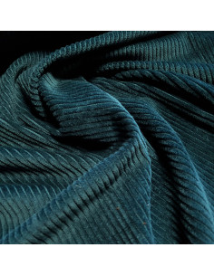 Velours larges côtes, vert canard 2