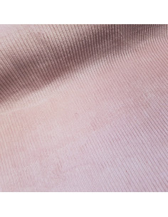 Velours larges côtes, rose