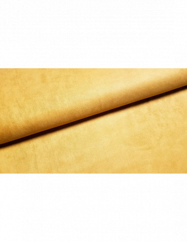 Tissu, Suédine Scuba Unie, Jaune Moutarde, Laize 150 cm, 95% Polyester 5% Spandex