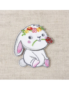 Ecusson thermocollant animaux mignons, lapin