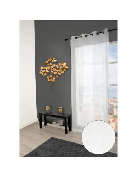 Rideau voilage Ecume, blanc