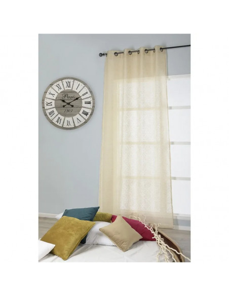 Rideau voilage Eole, lin