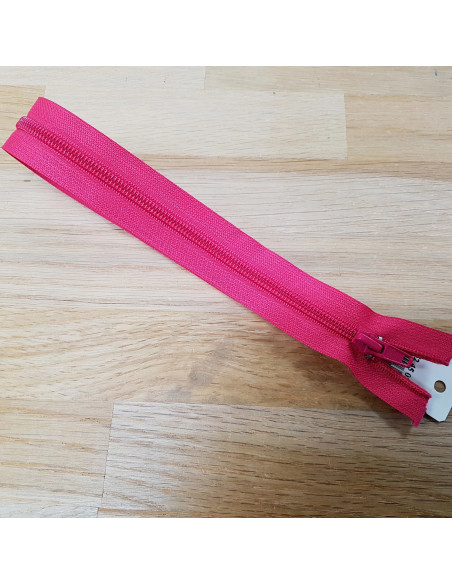 Fermeture Eclair Z52, Nylon, rose fuchsia, 80cm