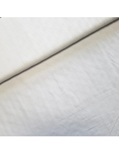 Coton motifs piqués, blanc