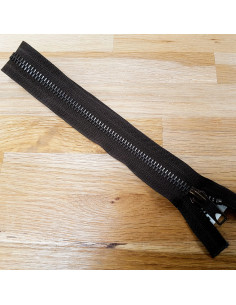 Fermeture Eclair Z39, Métal, marron, 75cm