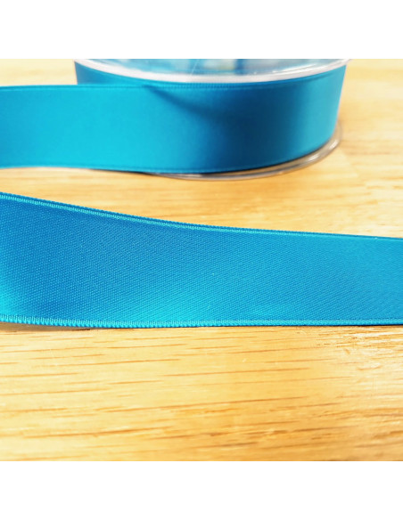 Ruban satin, 25mm, turquoise