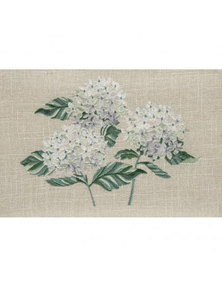 Boîte à couture - Hortensias brodés