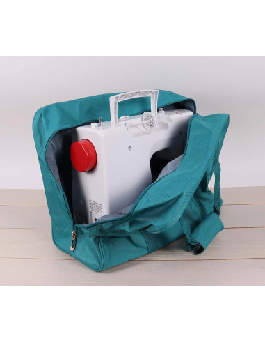 Sac de rangement pour machine à coudre, vert canard