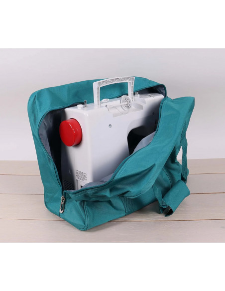 Sac de rangement pour machine à coudre, vert canard