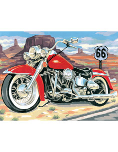 Canevas 40 x 50 cm - Route 66