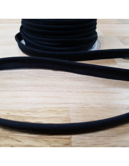 Passepoil, 15mm, noir