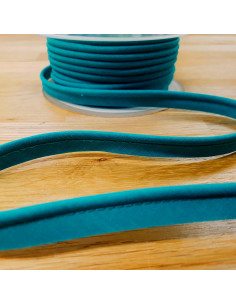 Passepoil, 15mm, bleu pétrole