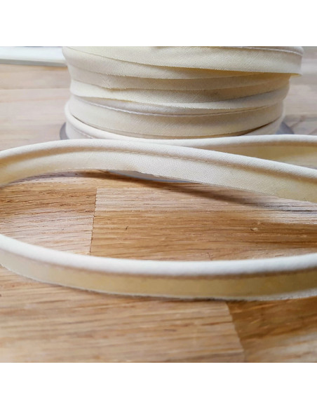 Passepoil, 15mm, écru