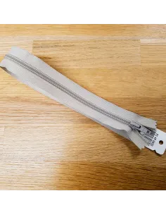 Fermeture à glissière Z52 gris clair 45 cm | Zephyr Tissus