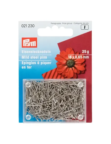 Épingles à bricoler Prym 16 mm fer argent | Zephyr Tissus