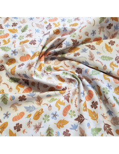 Cretonne de coton, forêt 2