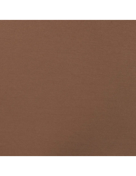 Tissu, Jersey Milano Uni, Marron Tabac, Laize 150 cm, Viscose Stretch Oeko-Tex